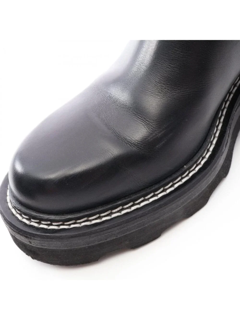Louis Vuitton Boots Beaubourg Line Monogram Leather Canvas Side Gore